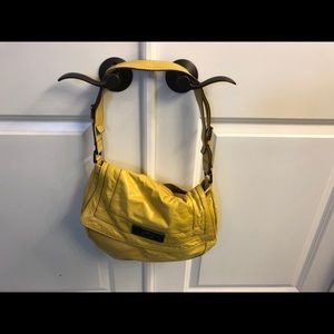 Yellow leather BCBG purse (tons of pockets!)